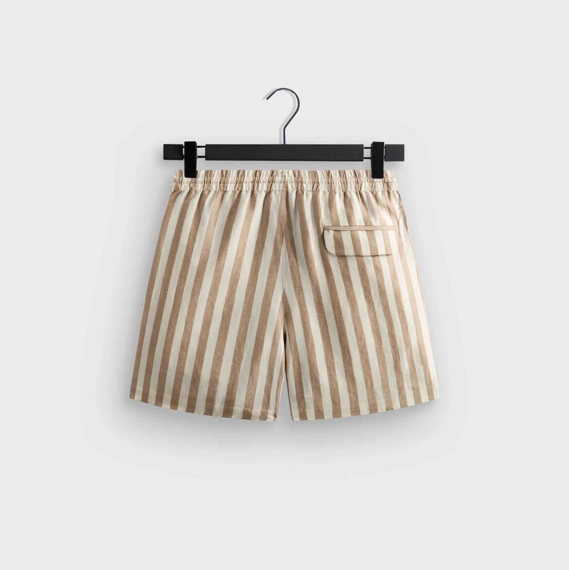 Kith Spun Silk Linen Stripe Kellen Short