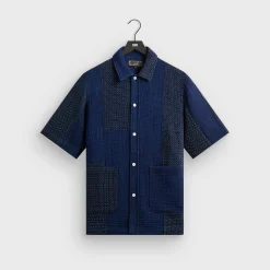 Kith Stitched Patchwork Boxy Collared Overshirt