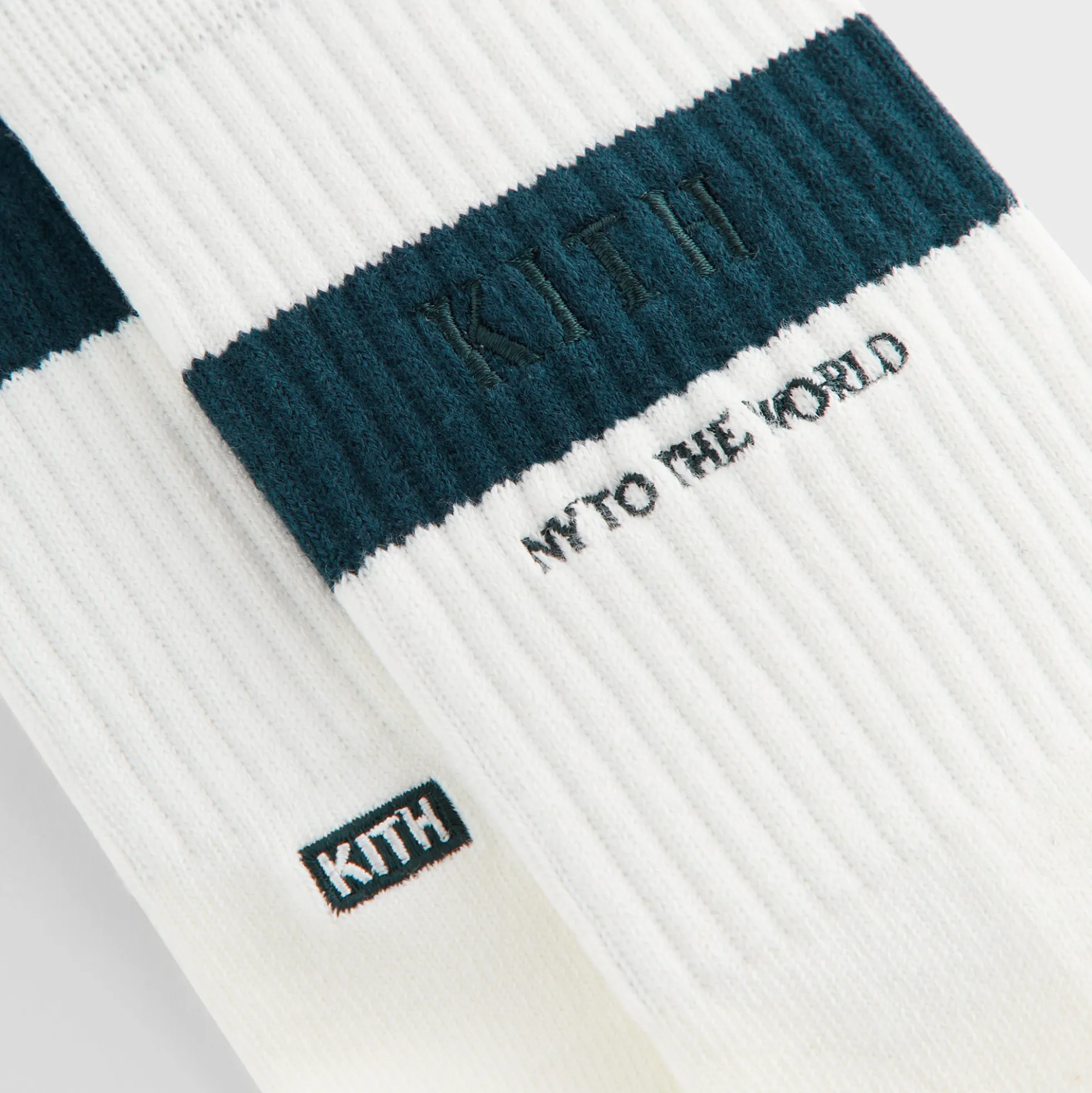 Kith Striped Cotton Crew Socks