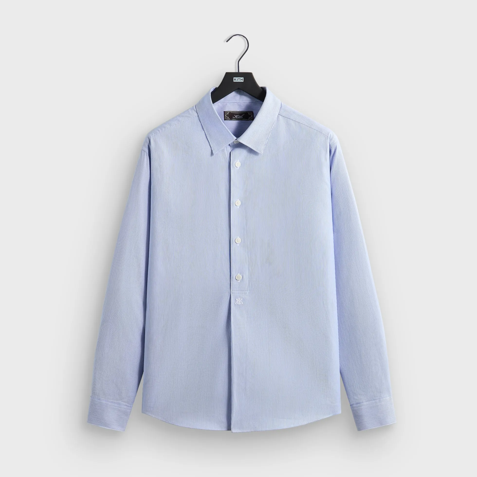 Kith Textured Microstripe Ian Popover Shirt