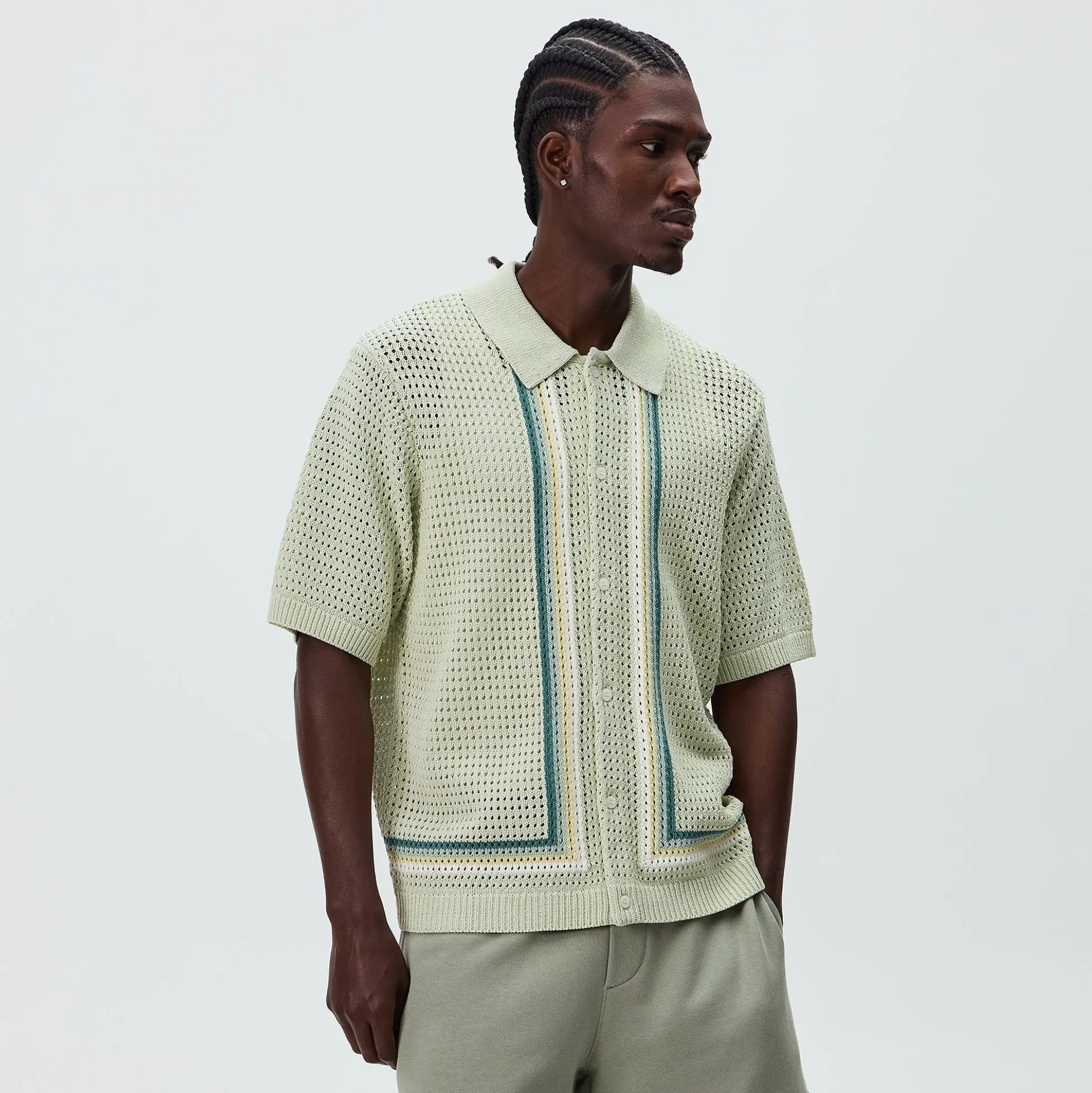Kith Thompson Crochet Buttondown
