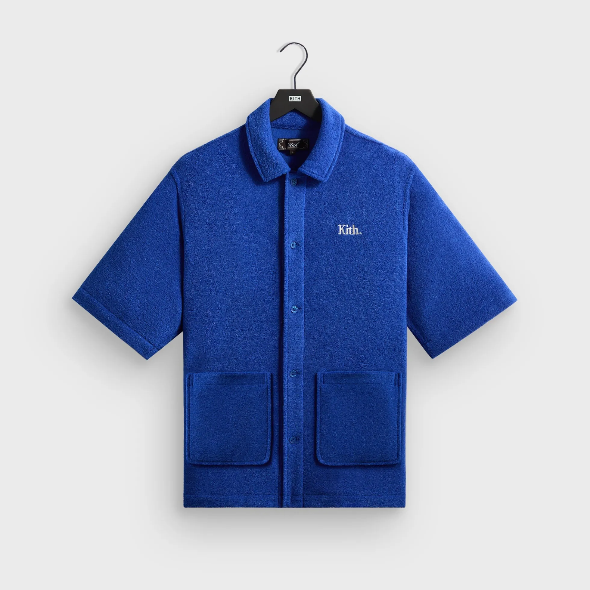 Kith Towel Boucle Boxy Collared Overshirt