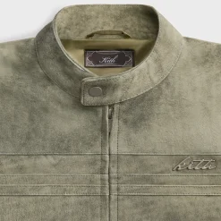 Kith Washed Suede Rossi Moto Jacket