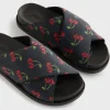 Kith Women Cherry Criss Cross Slides