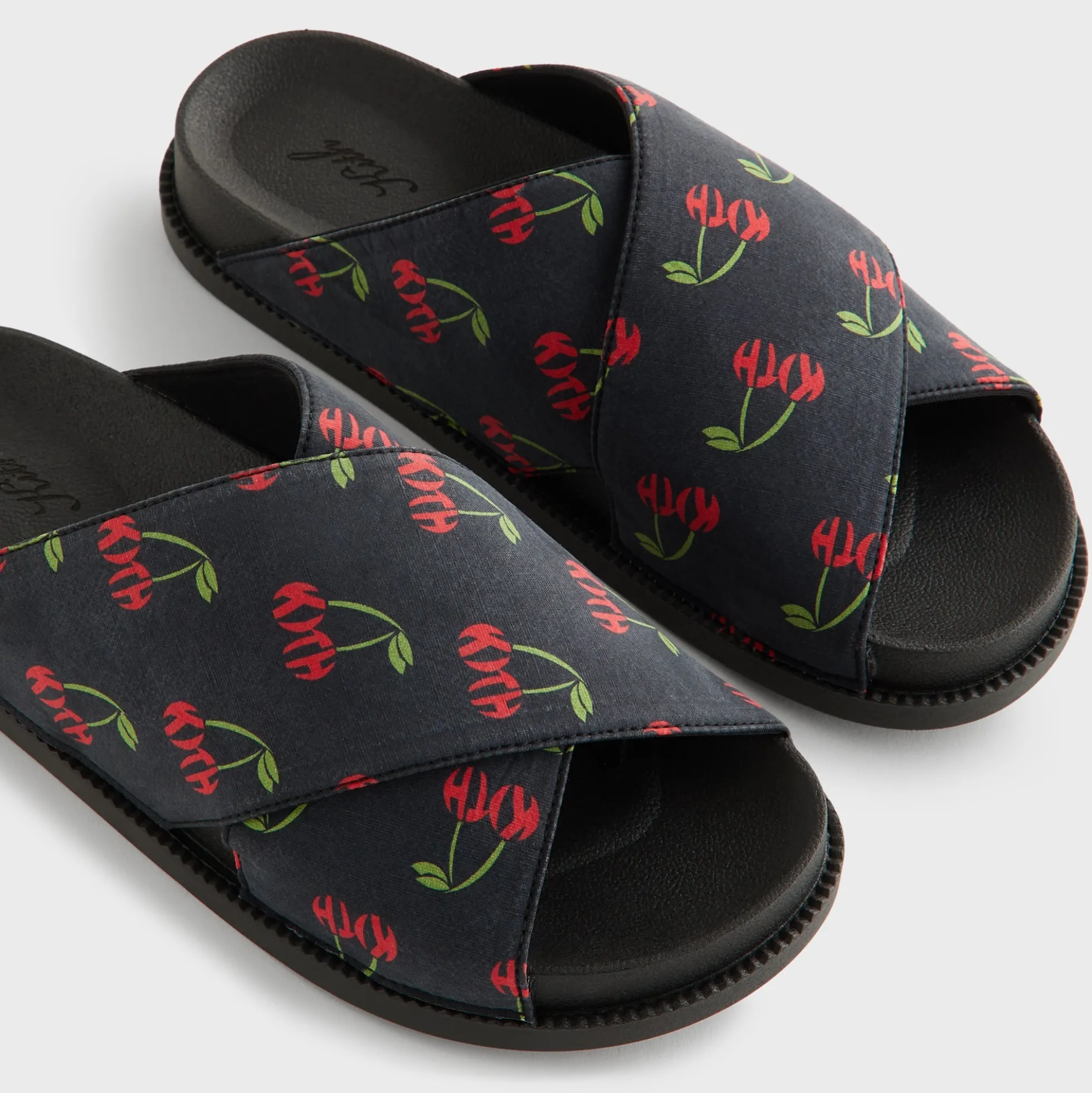 Kith Women Cherry Criss Cross Slides