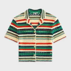 Kith Women Elena II Eyelet Crochet Shirt