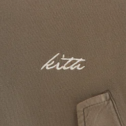 Kith Women Loren Sueded Cropped Bomber Jacket