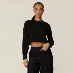 Kith Women Lucy Cropped Long Sleeve II Tee