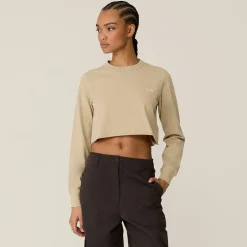 Kith Women Lucy Cropped Long Sleeve II Tee