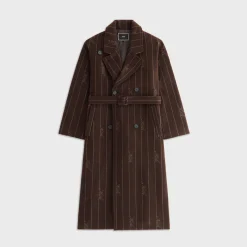 Kith Women Maeva Melton Stripe Scarf Coat