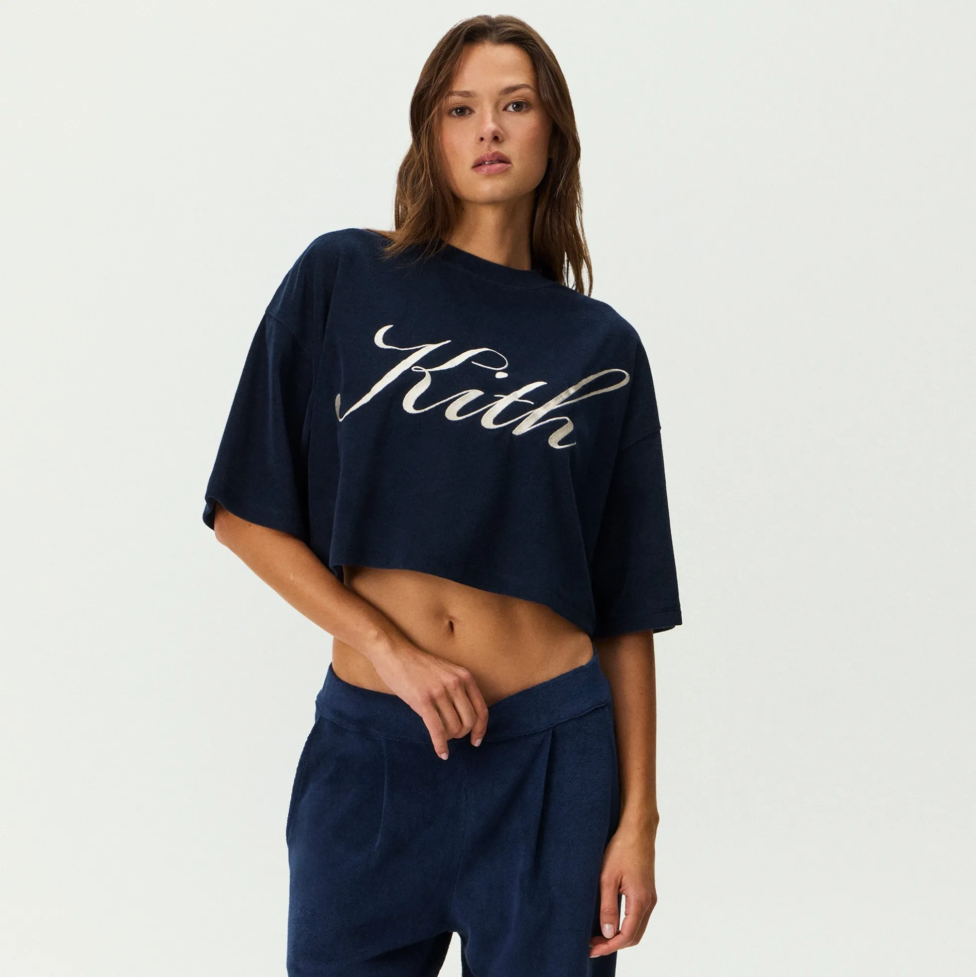 Kith Women Min Towel Terry Cropped Tee