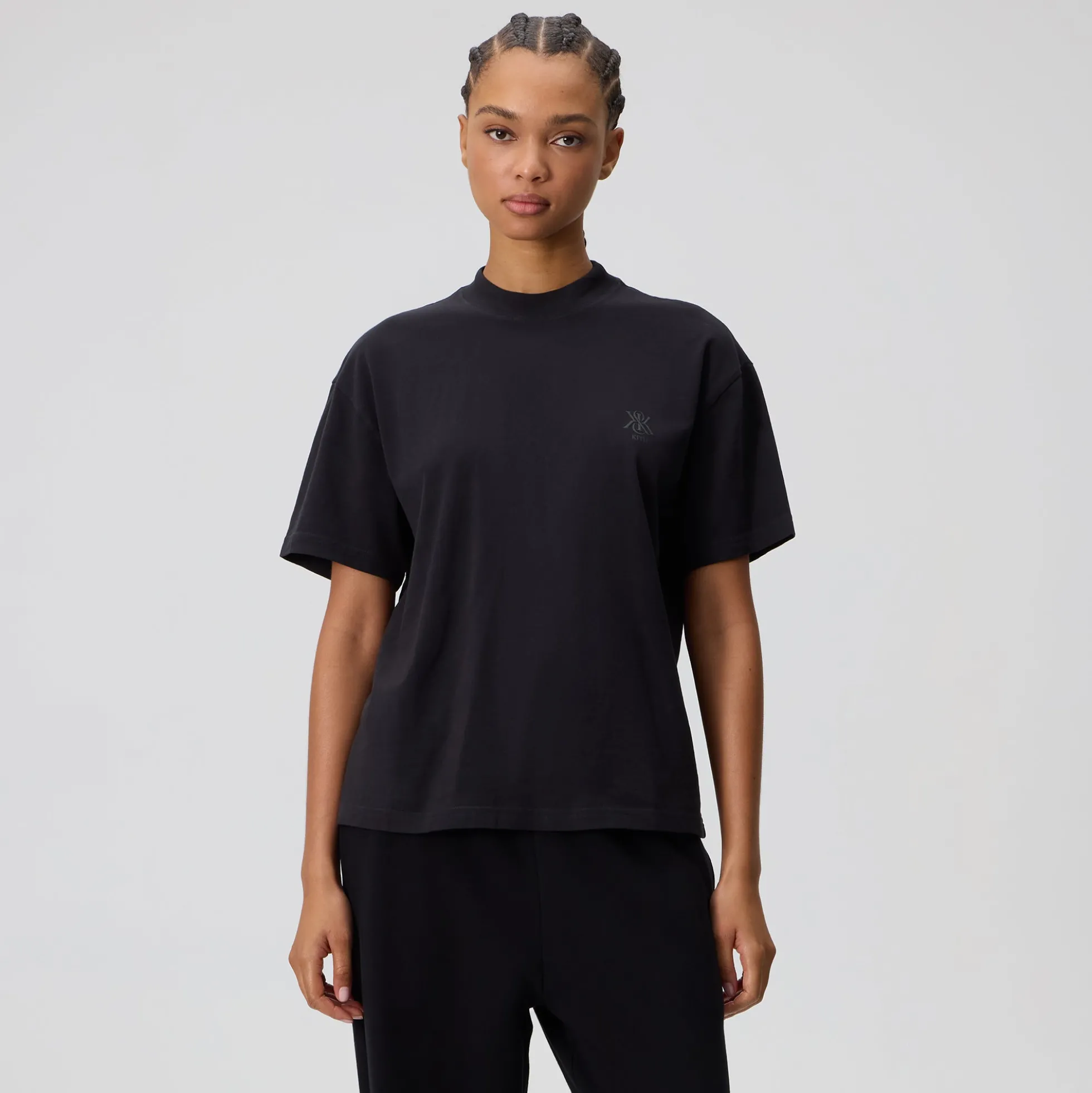Kith Women Mockneck Vintage Sueded Tee