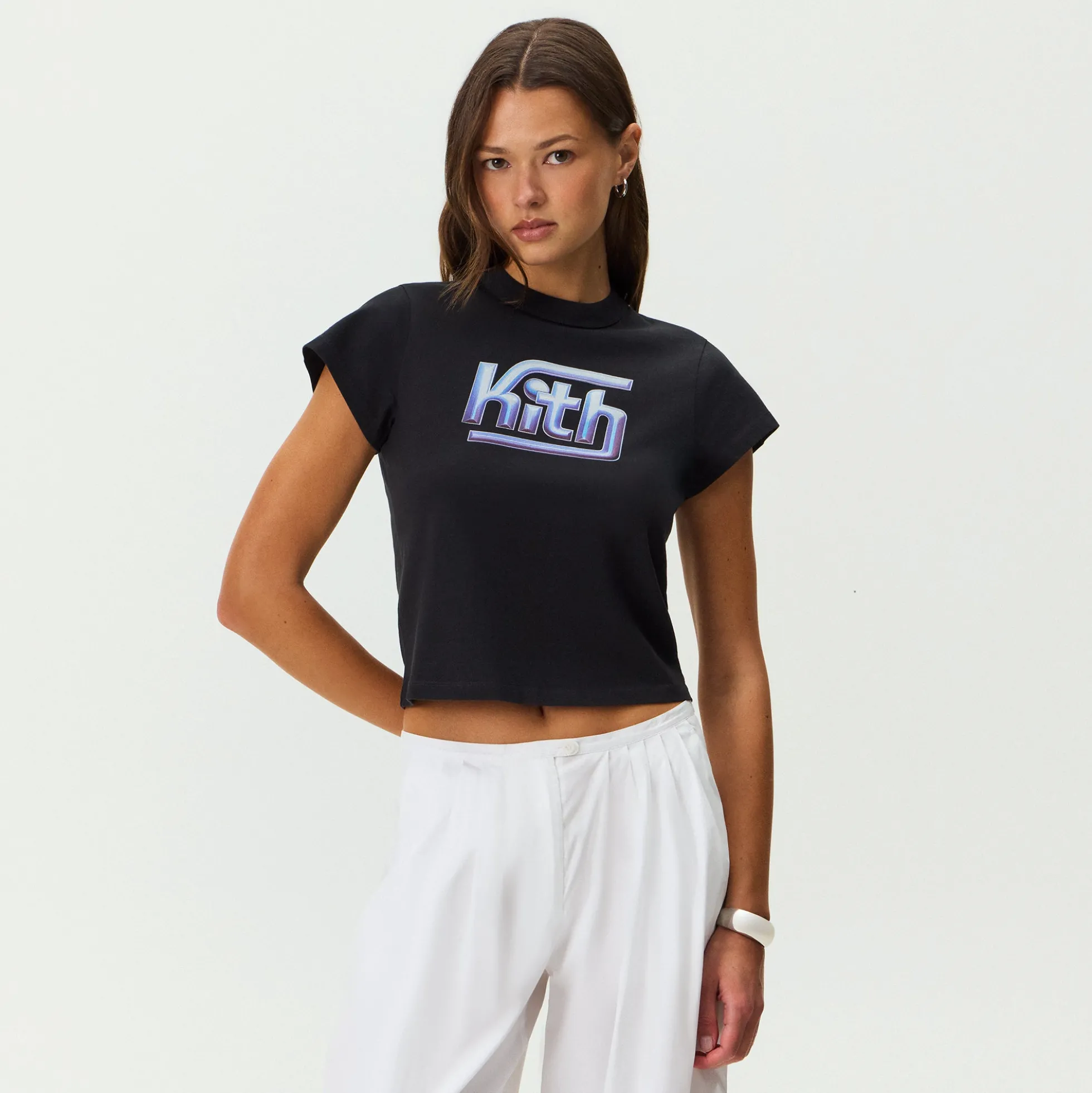 Kith Women Mulberry Vintage Platinize Tee