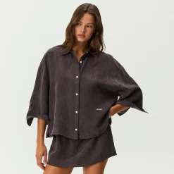 Kith Women Nafissa Oversized Button Up Shirt