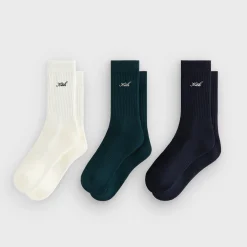 Kith Women 3-Pack Cotton Classic Crew Socks