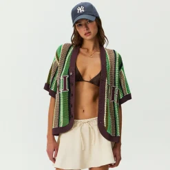 Kith Women Robyn Crochet Baseball Jersey