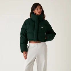 Kith Women Shae Cropped Denim Puffer