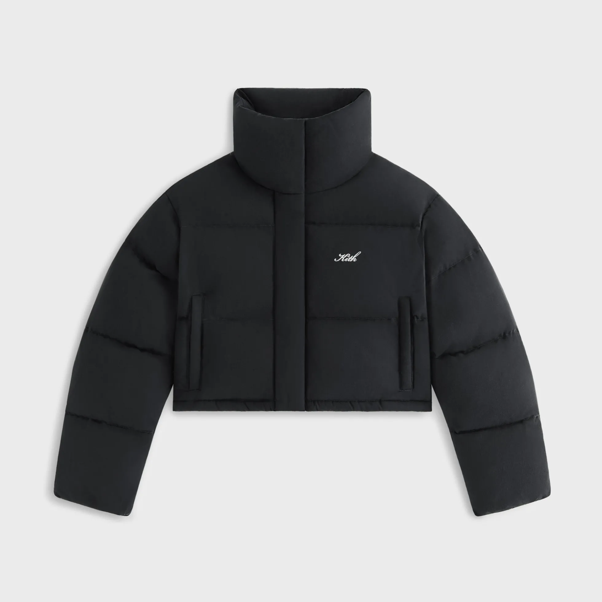 Kith Women Shae Cropped Denim Puffer