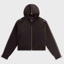 Kith Women Simra Satin Zip Sleeve Bomber