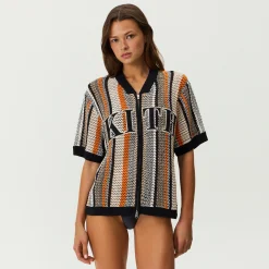 Kith Women Spencer III Crochet Zip Up Jersey