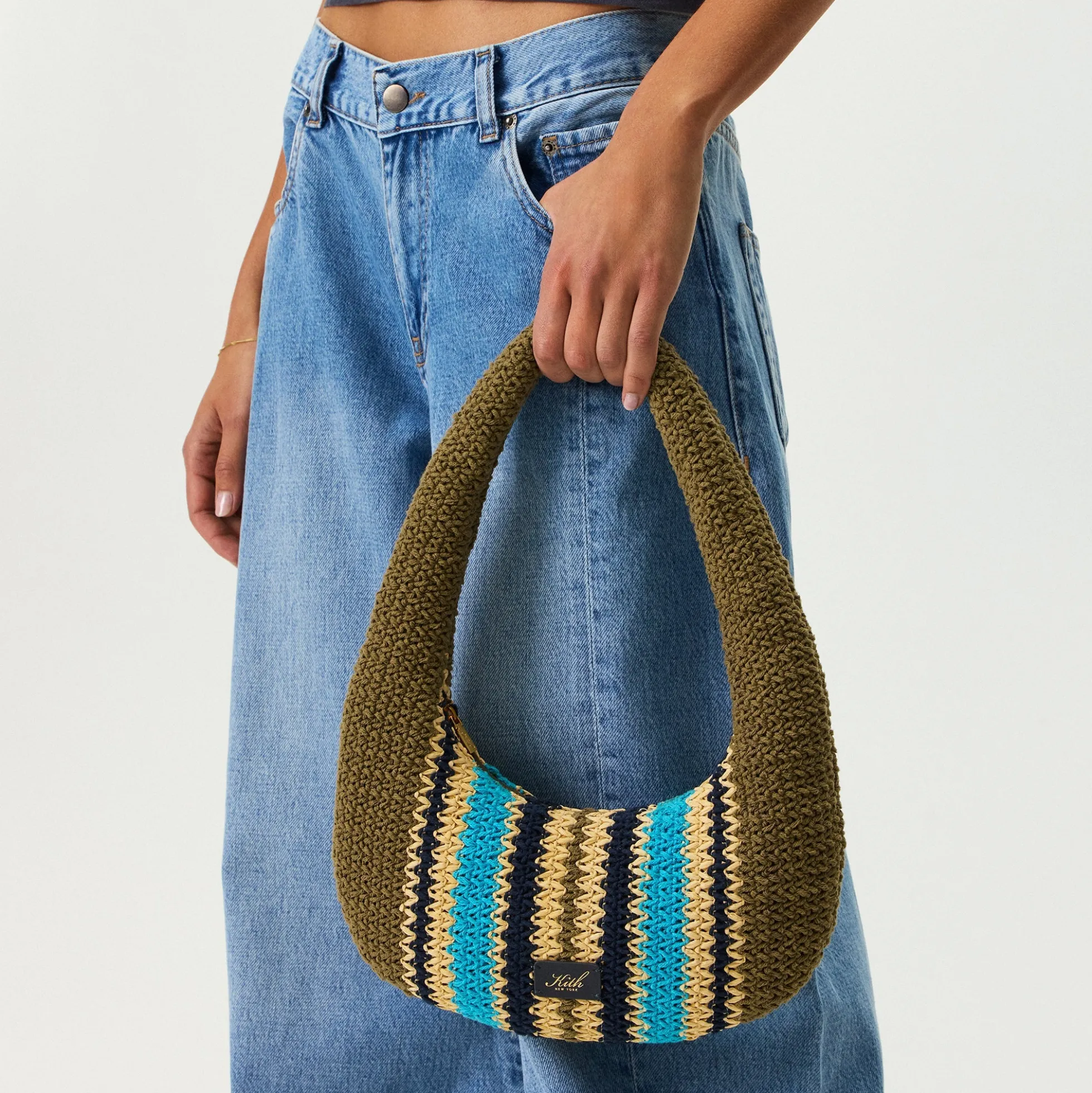 Kith Women Stripe Raffia Piper