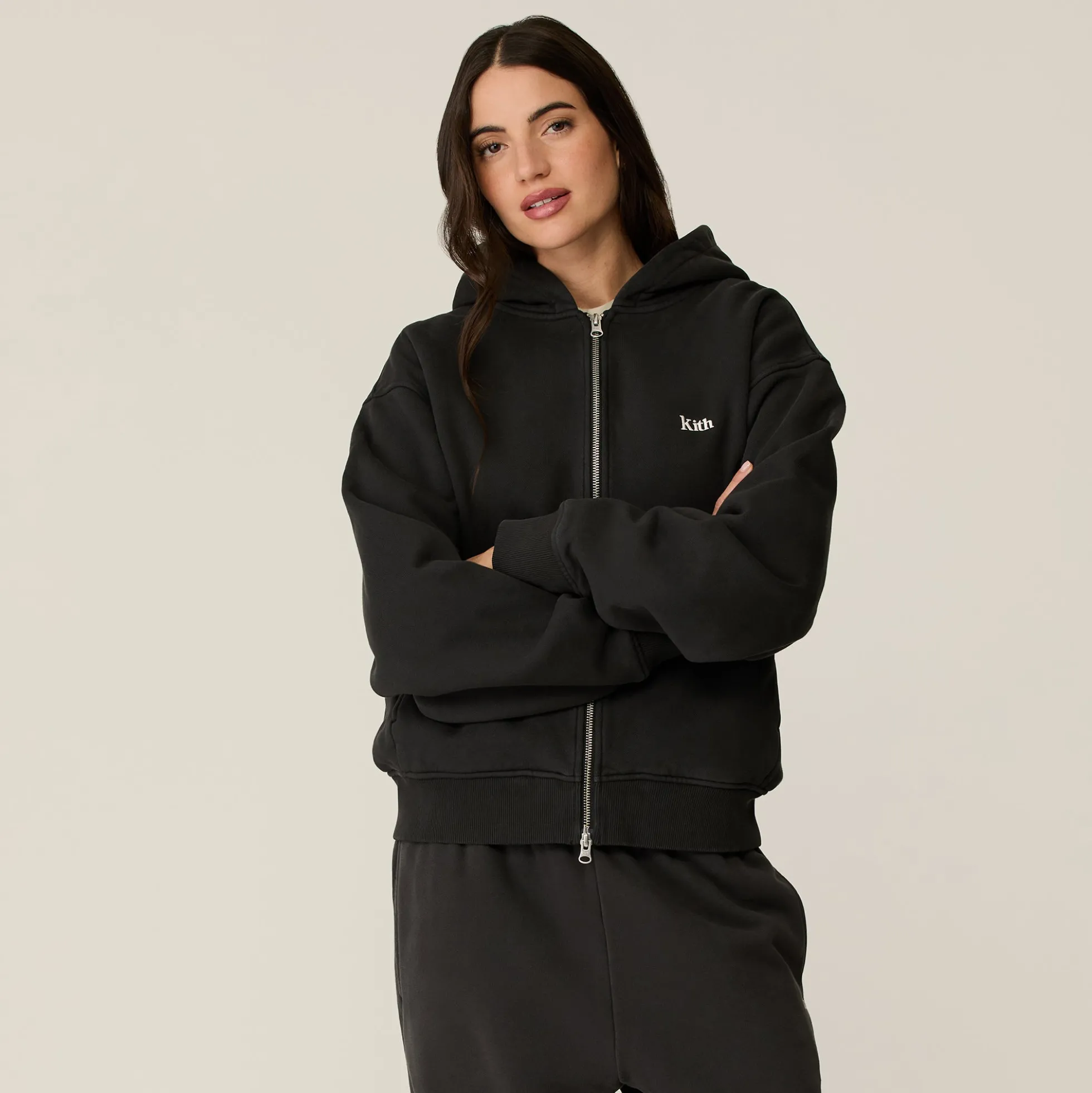 Kith Women Tanner Full Zip Hoodie
