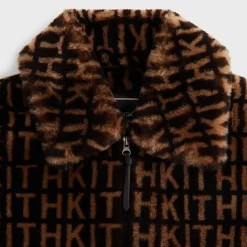 Kith Women Waylon II Shearling Monogram Jacket
