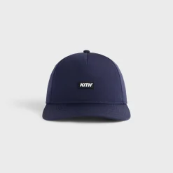 Kith Wrinkle Nylon Bay Low Pinch Crown Snapback