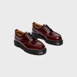 Laquered Leather Moc Toe Lowell