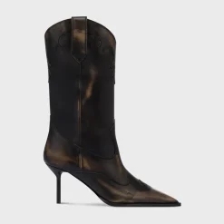 Lidia Western Embroidered Boot 70
