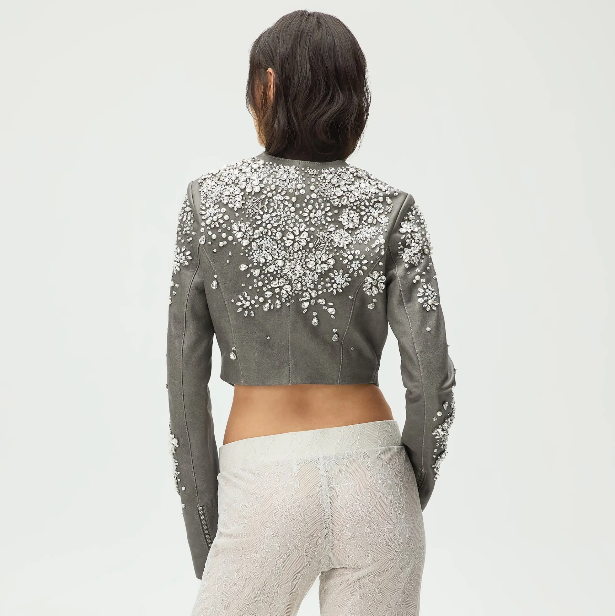 Lisa for Kith Women Brei Embellished Bolero Jacket