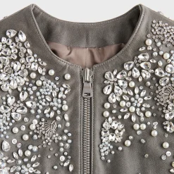 Lisa for Kith Women Brei Embellished Bolero Jacket