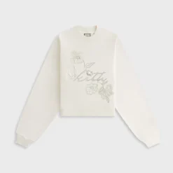 Lisa for Kith Women Isley Embellished Mockneck Crewneck