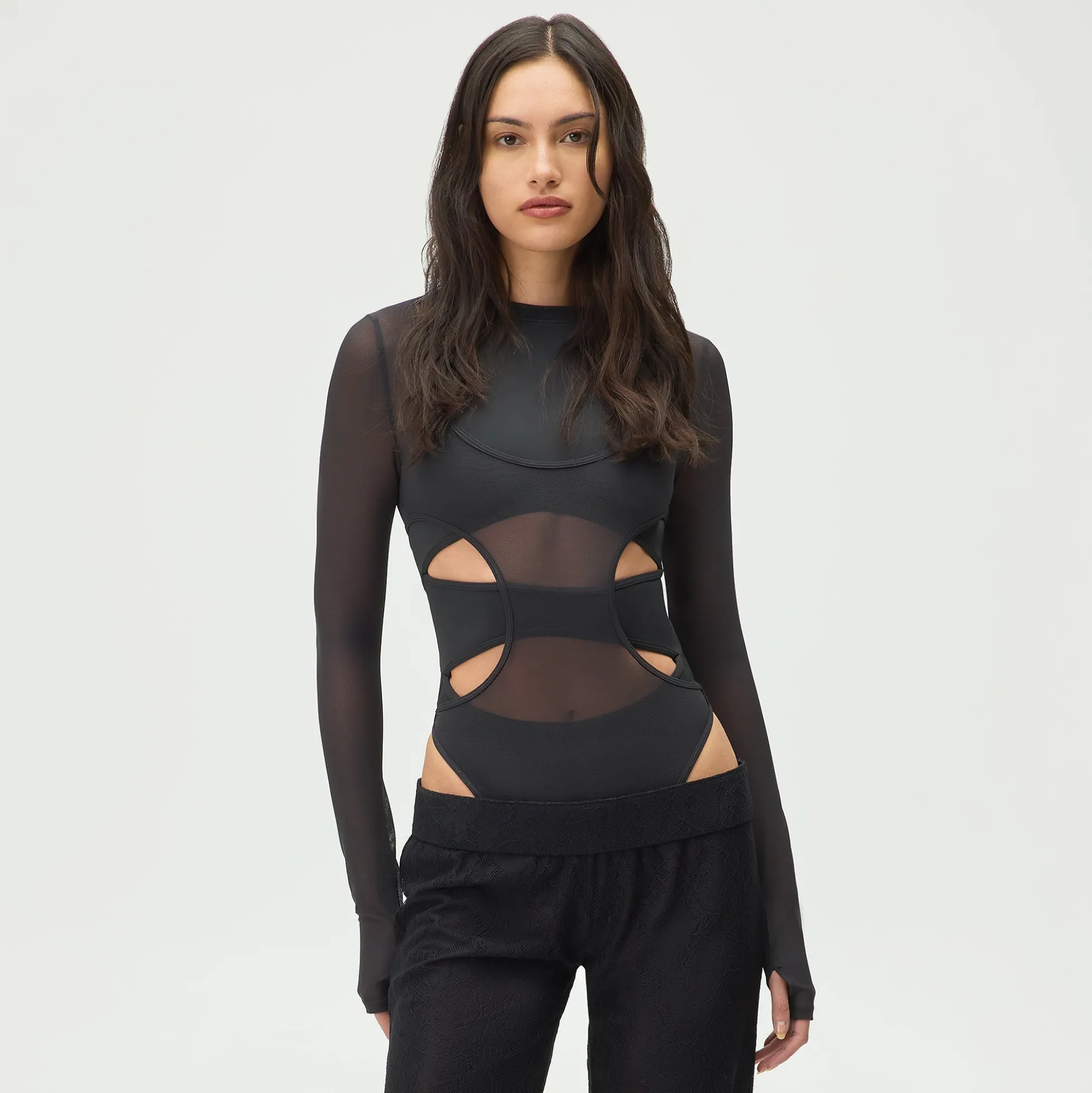 Lisa for Kith Women Lynx Layered Bodysuit