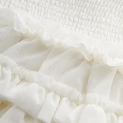 Lisa for Kith Women Mariko Mesh Ruffle Mini Skirt