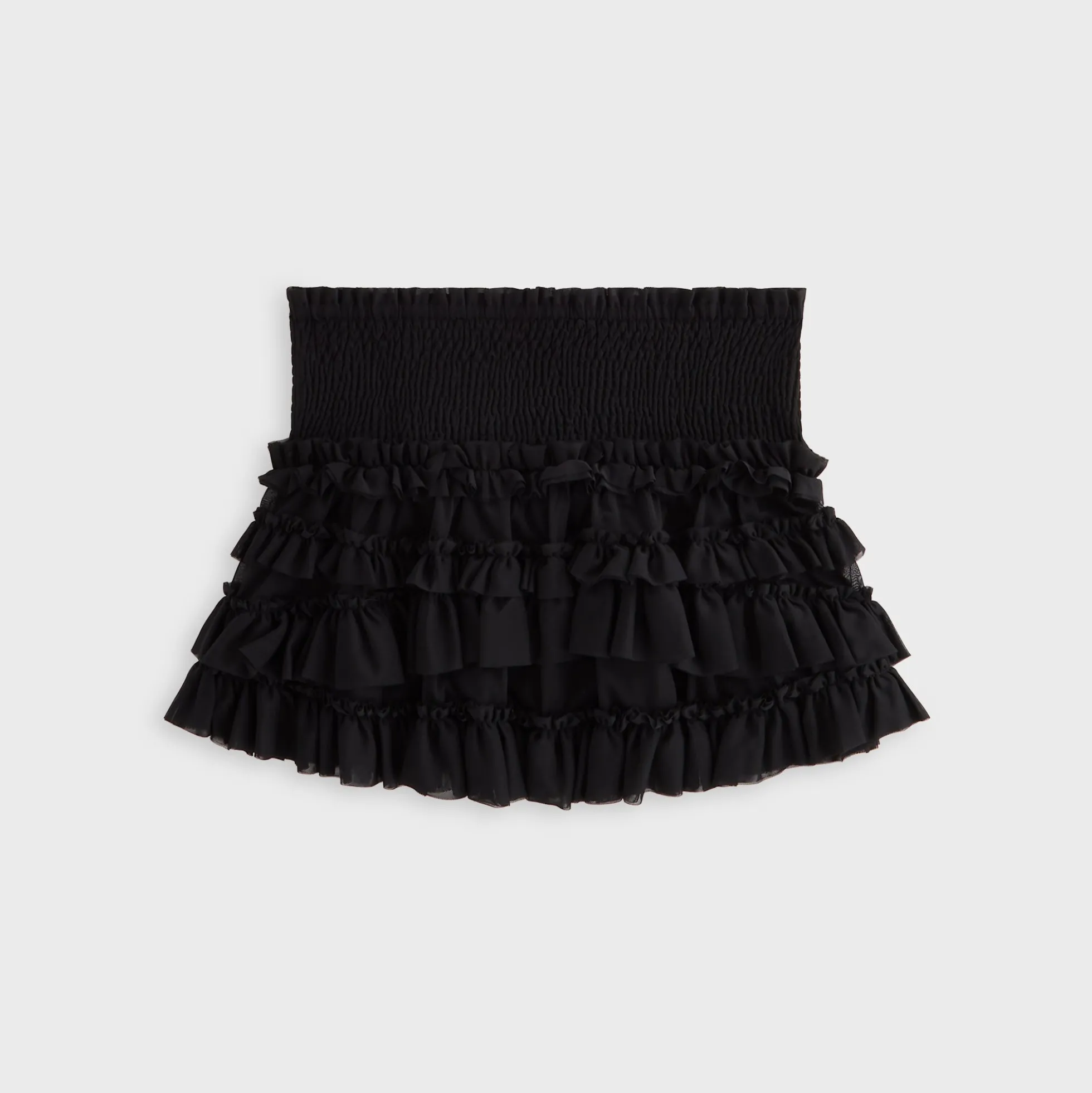 Lisa for Kith Women Mariko Mesh Ruffle Mini Skirt