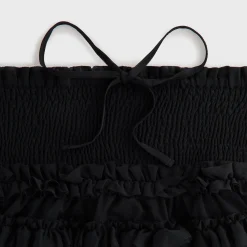 Lisa for Kith Women Mariko Mesh Ruffle Mini Skirt