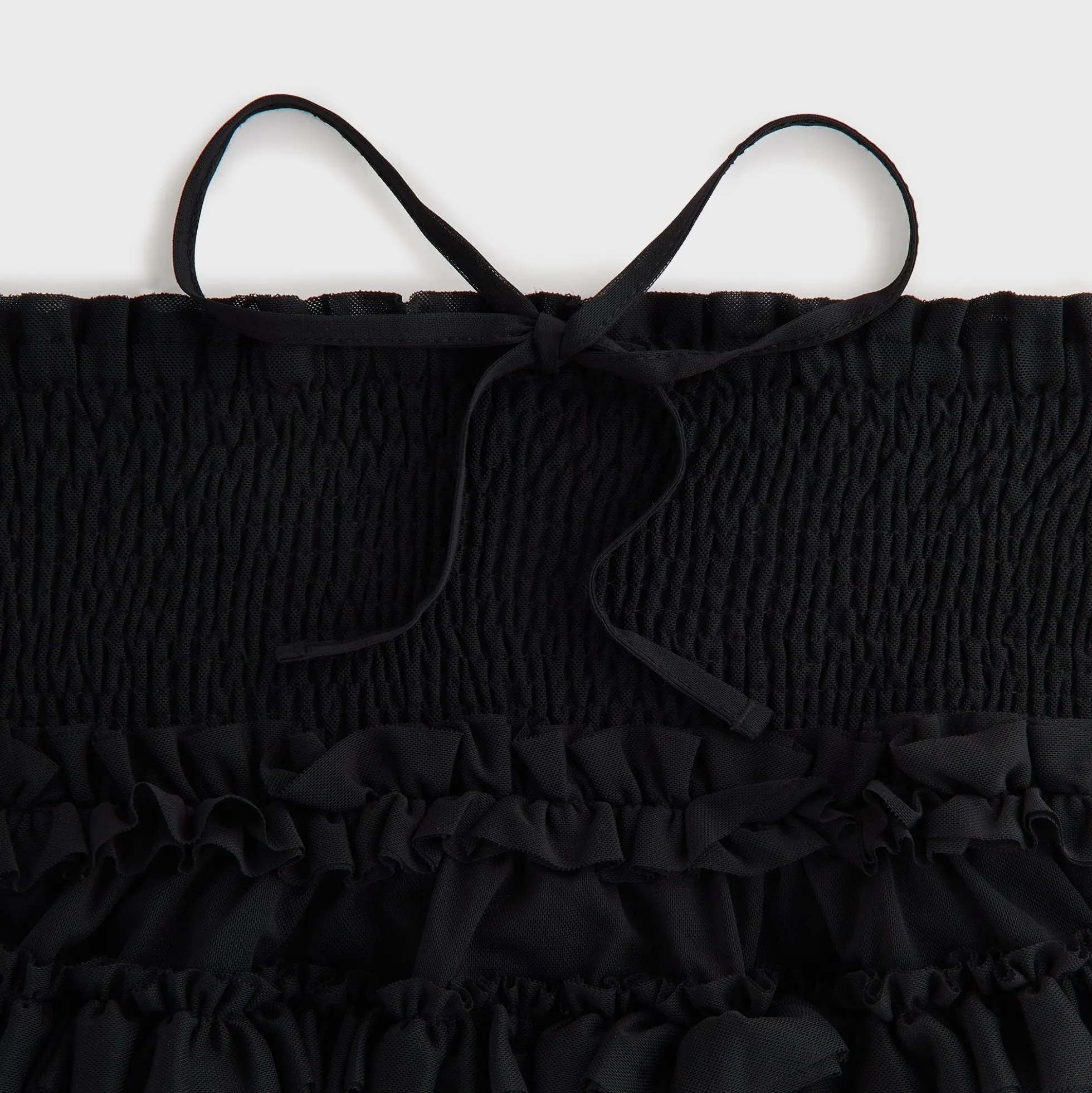 Lisa for Kith Women Mariko Mesh Ruffle Mini Skirt