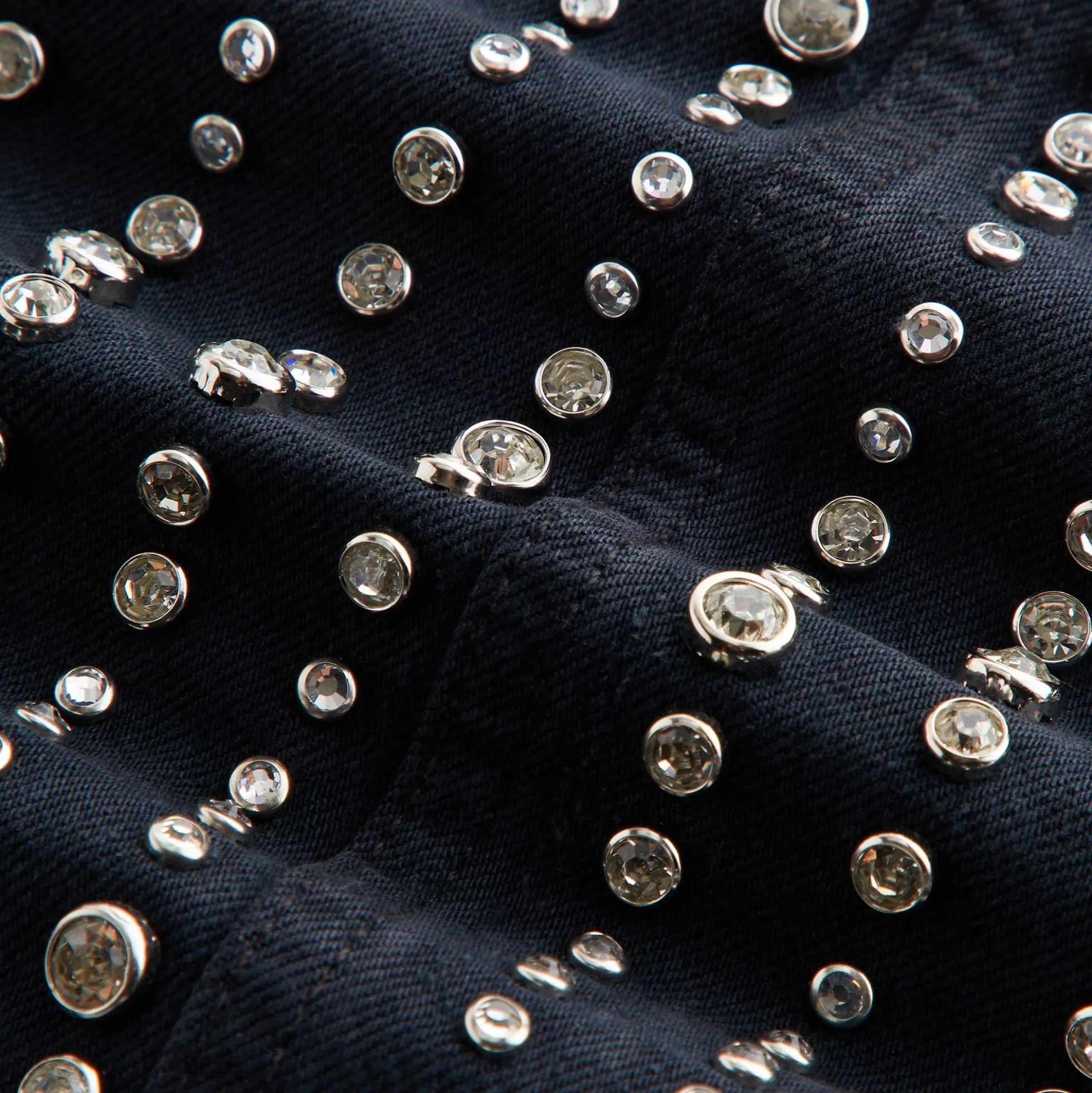 Lisa for Kith Women Nari Studded Denim Mini Skirt