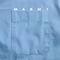 Logo Poplin Camp Shirt