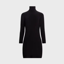 Long Sleeve Turtleneck Mini Dress
