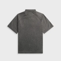 Lurex Knit Jersey Polo Shirt