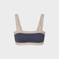 Matte Shine Mix Straightneck Bra