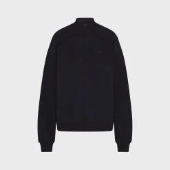 Matte Tricot Oversized Track Jacket