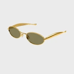 Metal Oval Sunglasses