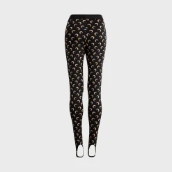 Moon Printed Jersey Stirrup Legging