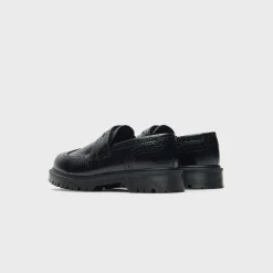 Penton Brogue Emboss Leather Loafers