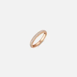 Perpes Ring with Pave Diamonds