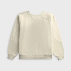 Plaid Oval Logo Raglan Crewneck Sweatshirt