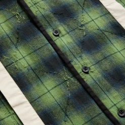 Plaid Split Shirt